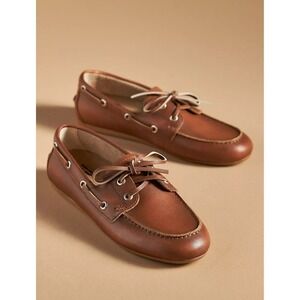 NWB Anthropologie Bibi Lou Boat Shoe Tana Loafers 9